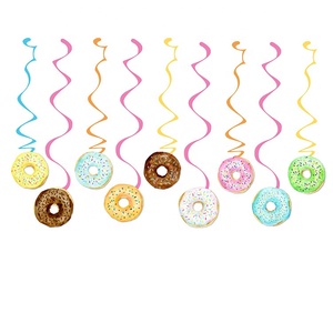 Cartes d'invitation de <span class=keywords><strong>fête</strong></span> Donut Huancai Impression personnalisée Invitations de <span class=keywords><strong>fête</strong></span> Donut pour les fournitures de <span class=keywords><strong>fête</strong></span> d'anniversaire des enfants - Product Image 4