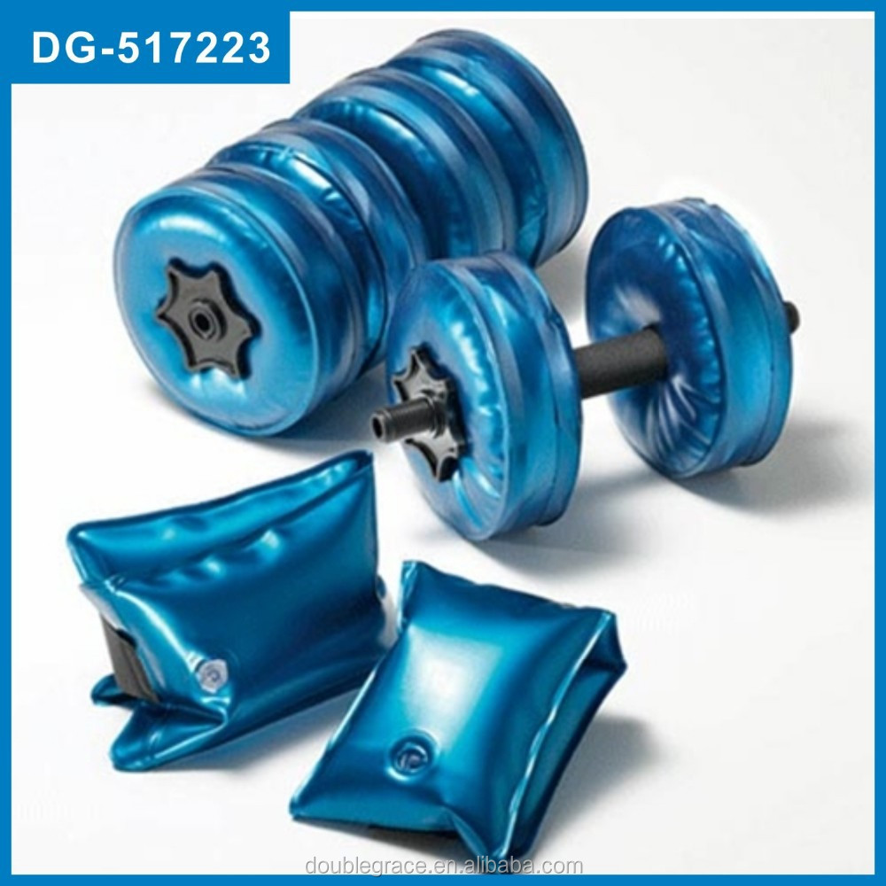 Оптовая продажа вода заполнила гантели / гантели воды / путешествия вода упражнения , установленную