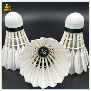 <span class=keywords><strong>Volant</strong></span> de <span class=keywords><strong>badminton</strong></span> Linton Malaisie, vente chaude, bonne qualité, <span class=keywords><strong>plume</strong></span> de canard blanche A+++, pour l'entraînement - Product Image 2