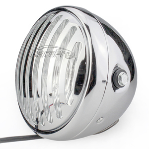 Faro Delantero LED Redondo Personalizado RacePro para Motocicleta <span class=keywords><strong>Harley</strong></span> Choppers Touring Cruiser <span class=keywords><strong>Bobber</strong></span> Cafe Racer - Product Image 5