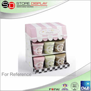 Présentoir de présentation de snacks en carton, présentoir à gâteaux, étagère de présentation pour cookies en boîte, Point de vente - Product Image 2