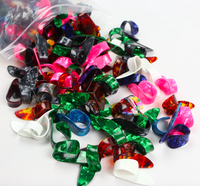 Plectre coloré pour guitare, 20 pièces, doigt de pouce