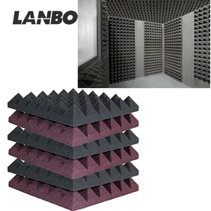 LANBO Acoustic Faom,แผงผนังอะคูสติก,รูปไข่/ลิ่ม/รูปทรงพีระมิด