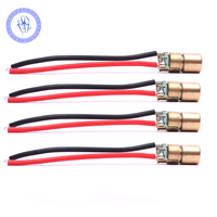 Diameter 6mm 650nm 5mw Red Light Dot Laser Module for Indicator