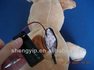 <span class=keywords><strong>Carillon</strong></span> a forma di cuore personalizzato per peluche registrabile per bambini con materiale plastico in ABS - Product Image 3