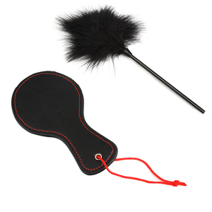 LOBO NEGRO cuerda set kit conjunto de cuello femenino de sujeción para adultos juguetes sexuales masculinos de cuero servidumbre - Product Image 5