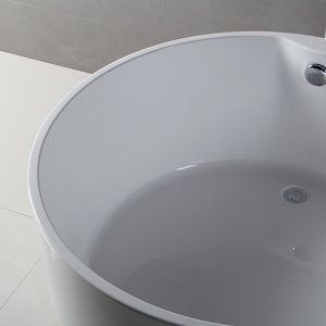 CUPC宁波<span class=keywords><strong>Waltmal</strong></span> 45英寸亚克力圆形小独立式浴缸 - Product Image 3