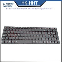 Clavier espagnol HK-HHT pour ordinateur portable Lenovo IdeaPad 700-15ISK 700-17ISK