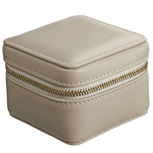 Hot Selling Small <strong>Leather</strong> <strong>Case</strong> <strong>Travel</strong> <strong>Jewelry</strong> Organizer <strong>Case</strong> for Women - Product Image 4