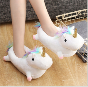 Custom Modieus Schattige Led <span class=keywords><strong>Unicorn</strong></span> <span class=keywords><strong>Slippers</strong></span> Unisex All-Wrap Super Zacht Pluche Pp Katoen Eco-Vriendelijke Winter <span class=keywords><strong>Slippers</strong></span> - Product Image 4