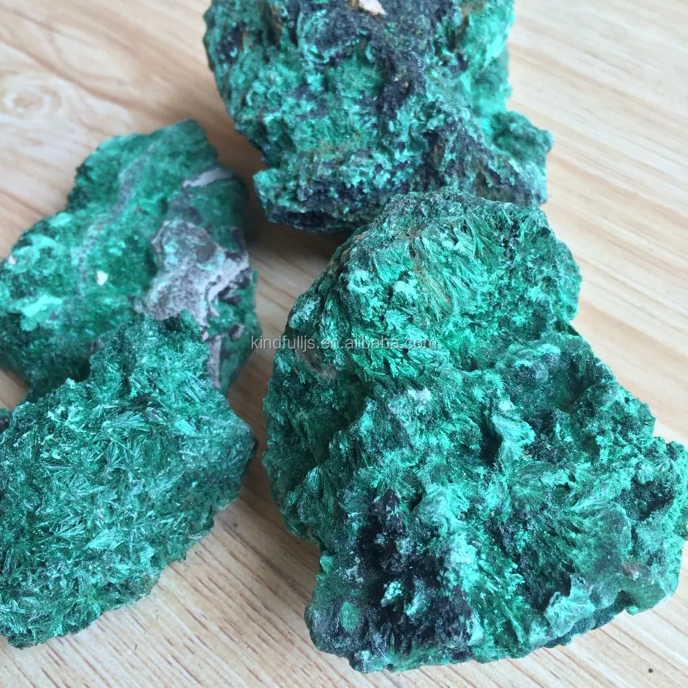 Naturale della Roccia di Alta Qualità Pietre Malachite Cristallo Grezzo In Vendita