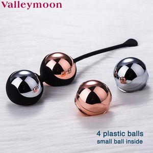 Nivel Superior ejercitador vaginal Ball silicona Ben Wa juguetes sexuales <span class=keywords><strong>Kegel</strong></span> bolas para la hembra - Product Image 2