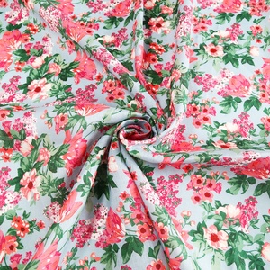 Chất Lượng Cao Tùy Chỉnh Hoa Thiết Kế Vải Lanh 100% Kỹ Thuật Số In Girls 'Dresses Và Thoáng Khí Sofa Áo Sơ Mi Đệm - Product Image 2