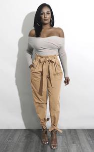 <span class=keywords><strong>Pantaloni</strong></span> da <span class=keywords><strong>donna</strong></span> in Chiffon a vita alta <span class=keywords><strong>con</strong></span> cravatta <span class=keywords><strong>con</strong></span> fiocco e coulisse <span class=keywords><strong>con</strong></span> elastico in vita <span class=keywords><strong>pantaloni</strong></span> Casual <span class=keywords><strong>pantaloni</strong></span> E52154 - Product Image 2