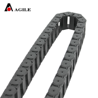 Plastique nylon pour chaîne de traînée pour porte-câble Taille 18*37 MT Conception d'ouverture de type pont pour machine CNC