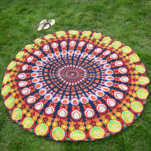 Bán Buôn Đầy Màu Sắc Vòng Bãi Biển Khăn - Product Image 3