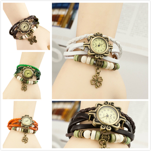 China wholesale Geneva women/Man leather watch - Product Image 2