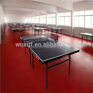 防火防潮乒乓球 pvc 运动地板/乒乓垫出售