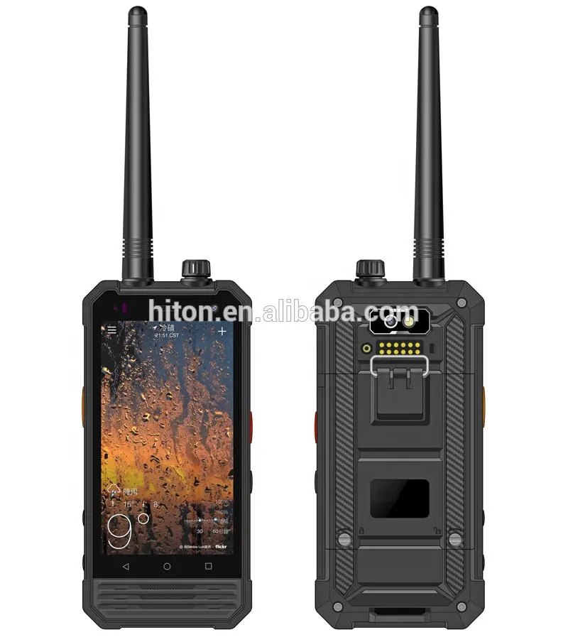 Highton-walkie-talkie de 4,7 pulgadas, cámara externa, NFC, PTT, teléfono a prueba de explosiones, teléfono químico de gasolina