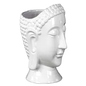 Tendenze urbano di Ceramica <span class=keywords><strong>Testa</strong></span> di Buddha <span class=keywords><strong>Vaso</strong></span> Per La Vendita - Product Image 1