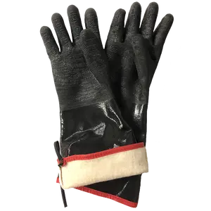 Bbq Gloves Neoprene Barbecue Gloves Heat Resistant Grilling Cooking Gloves