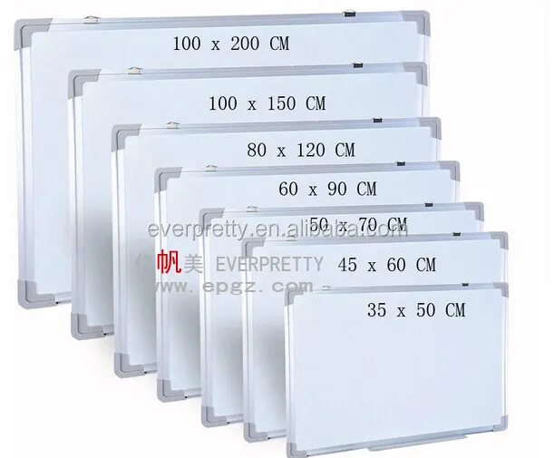 Hot Selling School Wall Mounted Magnetic White Board Standard Size for Classroom