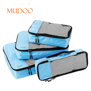 Approvisionnement d'usine voyage emballage cubes 4 pcs ensemble mince voyage bagages sacs - Product Image 4