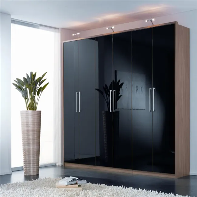 Neues modulares Design Sperrholz Schlafzimmer Wand Kleider schrank Design machen in China