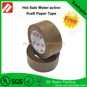 Fibra de Vidrio Reforzada de Seguridad Advertencia Activa de agua Marrón <span class=keywords><strong>Kraft</strong></span> <span class=keywords><strong>Cinta</strong></span> De Papel Engomado con muestra gratis - Product Image 2