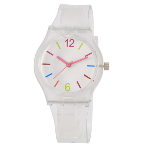 Custom Made White <strong>Teenager</strong> Kids Sport Wrist Plastic <strong>Watches</strong> With Logo Manufacturer - Product Image 1