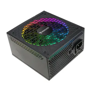 OEM 80 Plus مزود طاقة كمبيوتر من نوع W W W SMPS PSU مع مروحة RGB