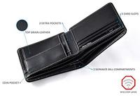 Kustom paling populer merek terbaik desain baru dibuat di manufaktur Cina penjualan paling laris dompet kulit asli dompet karbon pria