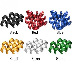 YOUME Abrazaderas de Cable de Freno para Bicicleta de Montaña de Aleación de Aluminio, Clips en C para Bicicleta, Guía de Cable de Freno - Product Image 6