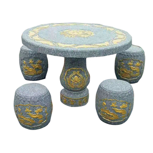في الهواء الطلق حديقة الديكور حجر ملموسة الجدول كرسي مقعد قوالب - Product Image 1