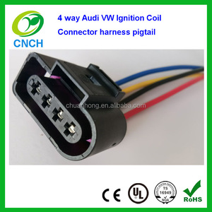 4 Way Audi VW Ignition Coil Nối Khai Thác Cắm 2011340 1J0998724 1J0973724 - Product Image 2