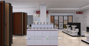 Luxury Bathroom <strong>Accessories</strong> Sanitary Ware Display Rack Stand for <strong>Toilet</strong> - Product Image 3