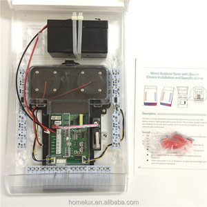 Chất Lượng Cao Thiết Kế Mới Còi Báo Động Lớn Có Dây Ngoài Trời Không Thấm Nước Còi Báo Động Còi Báo Động Với Đèn Flash <span class=keywords><strong>LED</strong></span> - Product Image 4