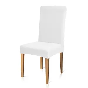 Prezzo di fabbrica a buon mercato copertura della sedia di stirata bianco copertura della sedia per la vendita