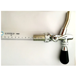 Robinet de bière en laiton forgé chromé avec compensateur, couleur or et bronze - Product Image 6
