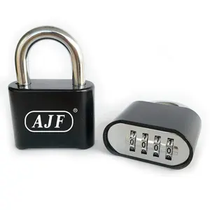 AJF Digital Lock Candado Security Safety Number 4 Digit Combination master lock padlock heavy duty door lock for cabinet door