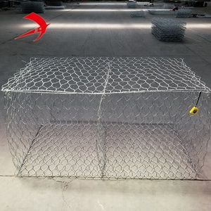 巴基斯坦 2 × 1 × 0.5 m 重型镀锌 gabion/gabion 墙壁成本/gabion 石头笼