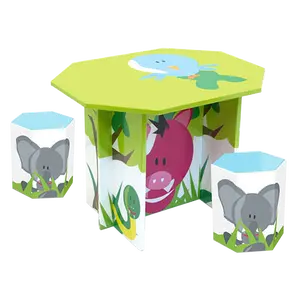 winnie children furniture,desk and chair kids furniture cardboard table