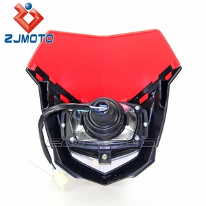Supermoto 12V faro de la Asamblea para Honda <span class=keywords><strong>CB</strong></span> FCI XL XR NX <span class=keywords><strong>125</strong></span> rojo 250 - Product Image 3
