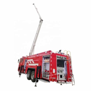 HOWO 6x4 Châssis 12000 litres Hydraulique Levage 18 m Bras Haut <span class=keywords><strong>Jet</strong></span> <span class=keywords><strong>Camion</strong></span> De <span class=keywords><strong>Pompier</strong></span> - Product Image 1