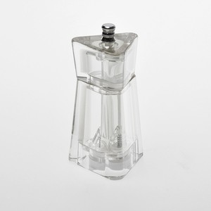 Cocina 4,5 "Acrílico Transparente Triángulo Sal Molinillo Plástico - Product Image 3