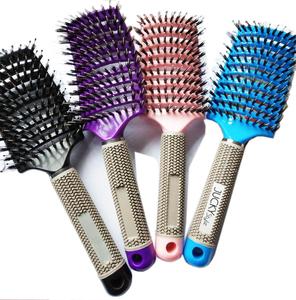 <span class=keywords><strong>Cepillo</strong></span> de <span class=keywords><strong>pelo</strong></span> de cerdas de jabalí, <span class=keywords><strong>cepillo</strong></span> de <span class=keywords><strong>pelo</strong></span> desenredado profesional con ventilación curvada para <span class=keywords><strong>cepillo</strong></span> de ventilación de <span class=keywords><strong>pelo</strong></span> largo, grueso, Delgado <span class=keywords><strong>rizado</strong></span> y enredado - Product Image 4
