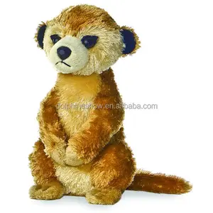 Animal de peluche juguetes al por mayor de marcado CE de los niños de peluche marrón Mangosta juguete