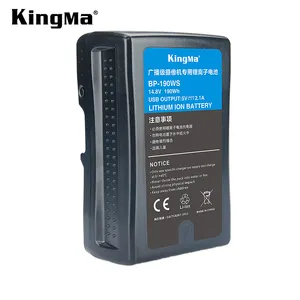 KingMa V הר/V מנעול סוללה 190Wh נטענת ליתיום סוללה עבור Sony שידור וידאו למצלמות/LED אור פנל