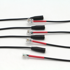 <span class=keywords><strong>Adaptador</strong></span> de auriculares de PC de PVC de 30cm, conector de Audio de 3,5 <span class=keywords><strong>Mm</strong></span> <span class=keywords><strong>a</strong></span> Cable de auriculares <span class=keywords><strong>Rj11</strong></span>, fabricación de fábrica de alta calidad, bolsa de polietileno negra impermeable - Product Image 6
