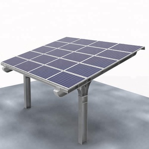 Poteaux en acier galvanisé pour abri voiture solaire - Product Image 1